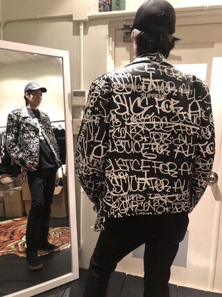 早い者勝ち　Supreme×COMME des GARCONS ×Schott Supreme Comme des Garçons SHIRT Schott Painted Perfecto