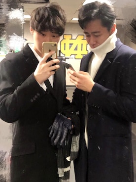 「大学」｜「アイテム（腕時計）」を使った、太陽しいさん（メンズ・189cm）の春コーディネート