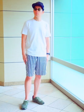 「SPALWART（スパルウォート）のアイテム」を使った、1303⇨703さん（メンズ・182cm）の夏コーディネート