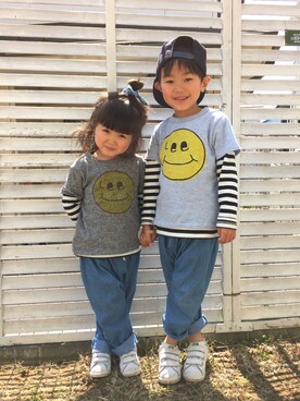 HINAHIMAさん(キッズ・100cm)の春コーディネート