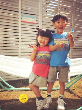 HINAHIMAさん(キッズ・100cm)の夏コーディネート