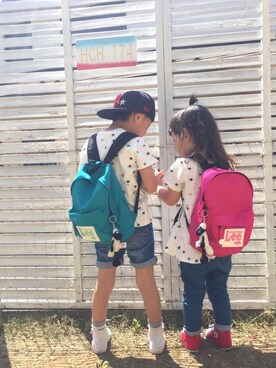 HINAHIMAさん（キッズ・100cm）の夏コーディネート