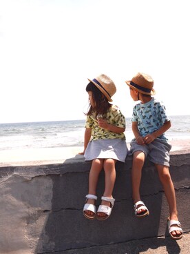 HINAHIMAさん(キッズ・100cm)の夏コーディネート