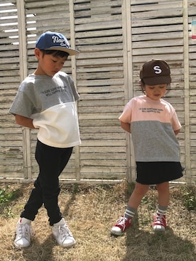 HINAHIMAさん（キッズ・110cm）の春コーディネート