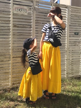 HINAHIMAさん（キッズ・100cm）の秋コーディネート