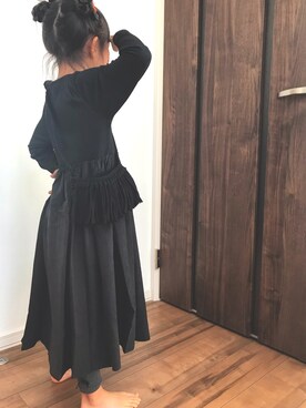 「アイテム（ワンピース/ドレス）」を使った、reeinnさん（キッズ・110cm）の秋コーディネート
