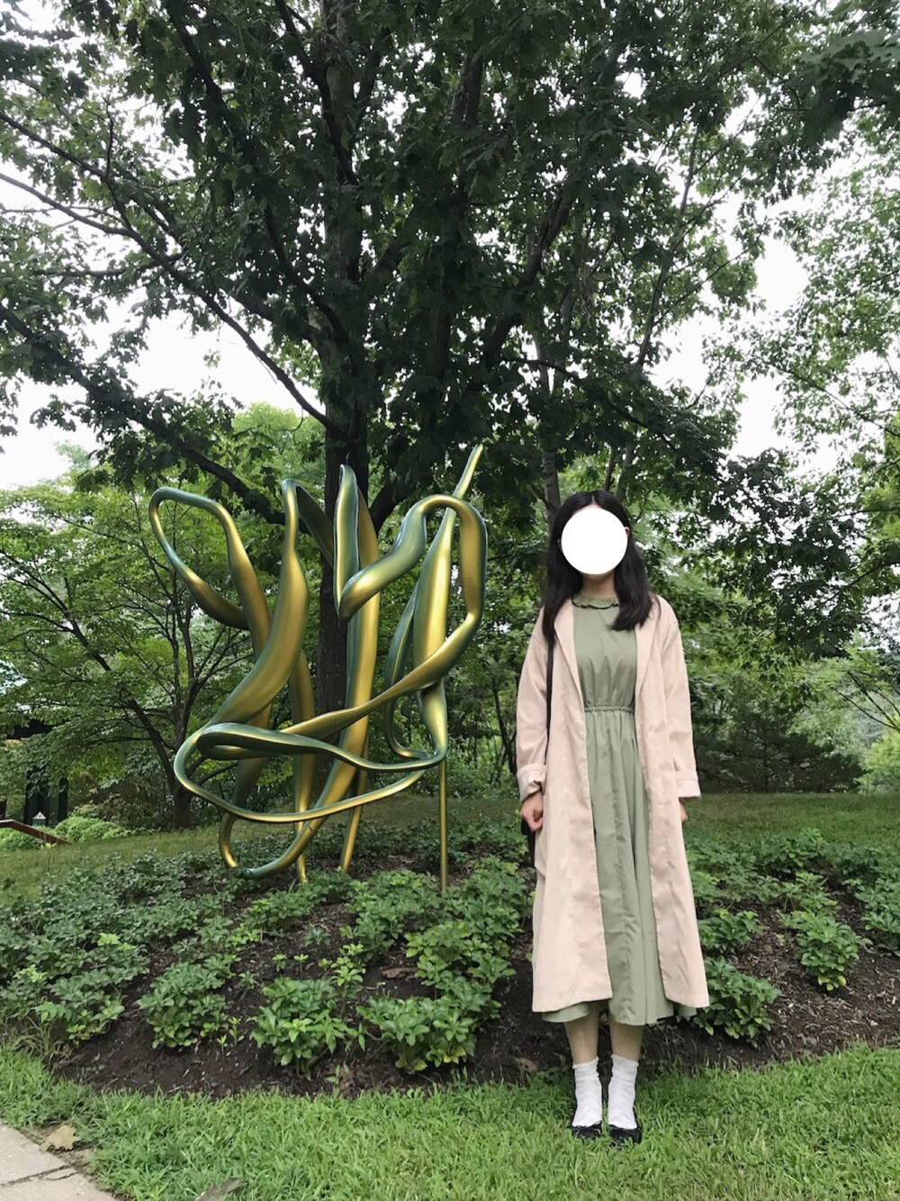 「LEBECCA boutique、LEBECCAboutique、RUBY AND YOU、rubyandyou」｜「LEBECCA boutiqueのアイテム（ワンピース、グリーン系）」を使った、Mangojamさん（レディース・160cm）の夏コーディネートの1枚目の写真