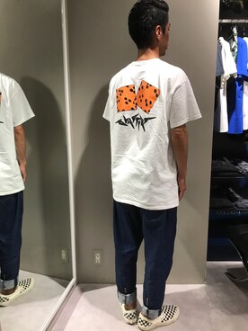 「CHMPGN（シャンパンシャンペン）のアイテム」を使った、LHP池袋スタッフ４さん（メンズ・170cm）の夏コーディネート