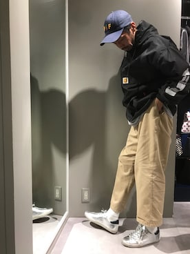 「fuct（ファクト）のアイテム（ジャケット/アウター）」を使った、LHP池袋スタッフ４さん（メンズ・170cm）の冬コーディネート