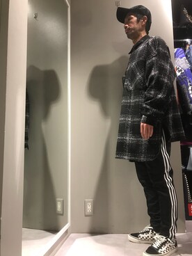 「DANKE SCHON（ダンケシェーン）のアイテム（帽子）」を使った、LHP池袋スタッフ４さん（メンズ・170cm）の冬コーディネート