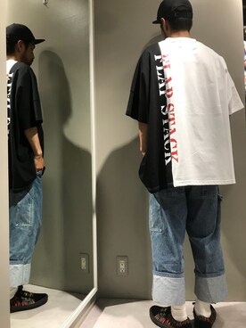 「Flap Stack（フラップスタック）のアイテム」を使った、LHP池袋スタッフ４さん（メンズ・170cm）の春コーディネート