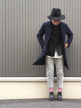 「ゴアブーツ」｜「アイテム（ジャケット/アウター）」を使った、ShiNichiさん（メンズ・173cm）の冬コーディネート