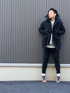 「強風」｜ShiNichiさん（メンズ・173cm）の冬コーディネート