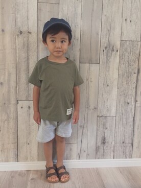 yusyu☺︎︎✩︎さん（キッズ・90cm）の夏コーディネート