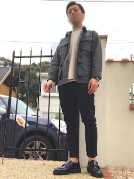 「SIVIGLIA（シビリア）のアイテム」を使った、お松さんさん（メンズ・165cm）の春コーディネート