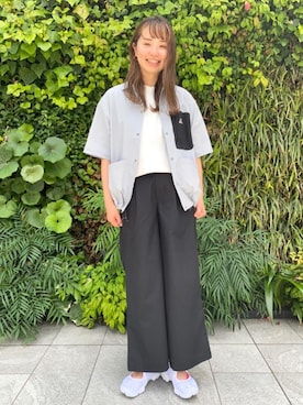 「KELTY（ケルティ）のアイテム」を使った、coen  inoさん（レディース・169cm）の夏コーディネート
