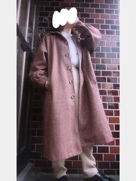 「アイテム（ステンカラーコート）」を使った、＊sakko＊さん（レディース・153cm・20代）の秋コーディネート