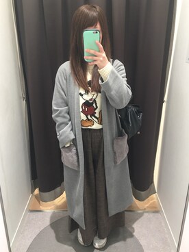 「iFace（アイフェイス）のアイテム（財布/小物）」を使った、🅼🅰🆂🅷🆄🆁🅸 さん（レディース・164cm）の秋コーディネート