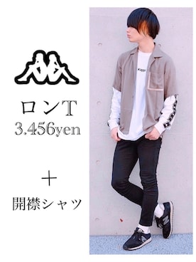 「NEW BALANCE（ニューバランス）のU520（スニーカー）」を使った、fuma<GUstylist>さん（メンズ・175cm）の春コーディネート