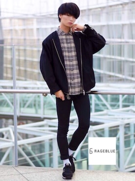 「やっぱりストリートが好き」｜「アイテム（ブルゾン）」を使った、fuma<GUstylist>さん（メンズ・175cm）の秋コーディネート
