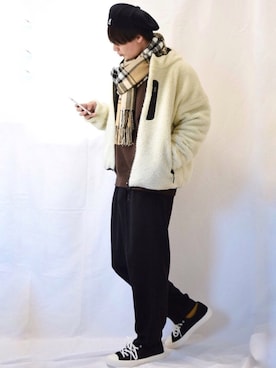 「MinoriTY（マイノリティ）のアイテム（ブルゾン）」を使った、fuma<GUstylist>さん（メンズ・175cm）の秋コーディネート