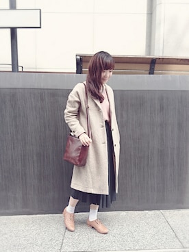 「アイテム（ドレスシューズ）」を使った、sanaさん（レディース・156cm）の春コーディネート