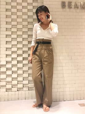 「HELMUT LANG（ヘルムートラング）のアイテム」を使った、kiji*さん（レディース・162cm）の秋コーディネート