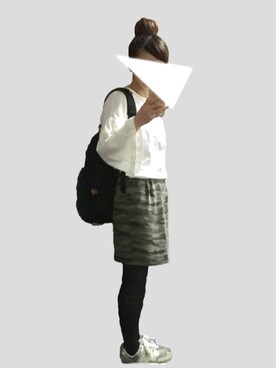 「FREAK'S STORE（フリークスストア）のFREDRIK PACKERS/フレドリックパッカーズ 別注500D DAY PACK （バックパック/リュック）」を使った、はーさんさん（レディース・158cm）の春コーディネート