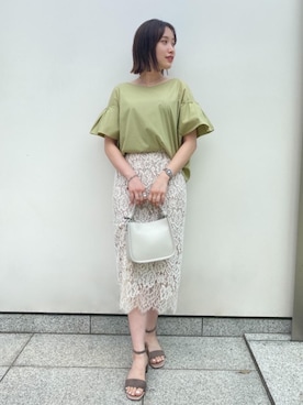 Miku Sugimotoさん（レディース・157cm）の夏コーディネート