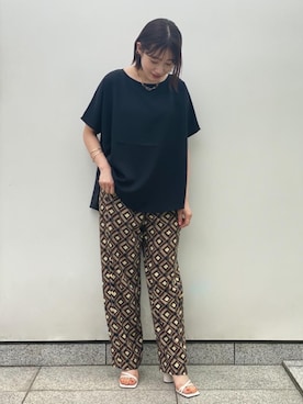 Miku Sugimotoさん（レディース・157cm）の夏コーディネート