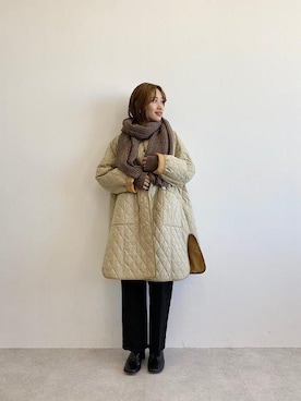 「CITEN（シテン）のアイテム（その他アウター）」を使った、Miku Sugimotoさん（レディース・157cm）の秋コーディネート