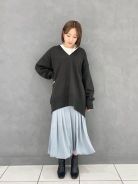 Miku Sugimotoさん(レディース・157cm)の秋コーディネート