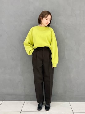 「トレンド」｜Miku Sugimotoさん（レディース・157cm）の秋コーディネート