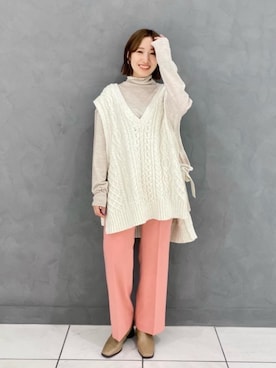 Miku Sugimotoさん（レディース・157cm）の秋コーディネート