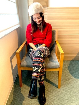 お米さん（レディース・153cm）の冬コーディネート