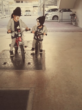 RSKKさん（キッズ・90cm）の秋コーディネート