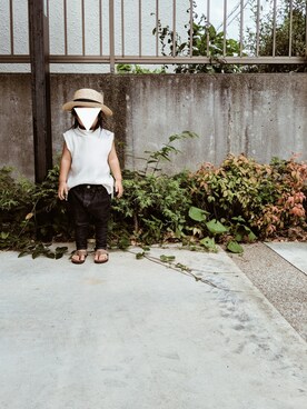 RSKKさん（キッズ・80cm）の夏コーディネート