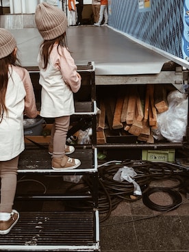 RSKKさん（キッズ・100cm）の秋コーディネート