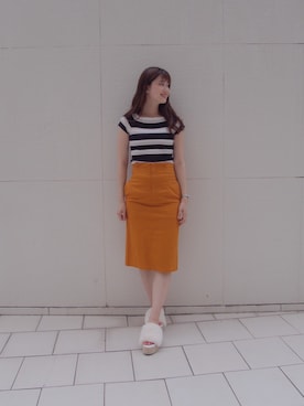 中川真梨さん(レディース・168cm)の秋コーディネート