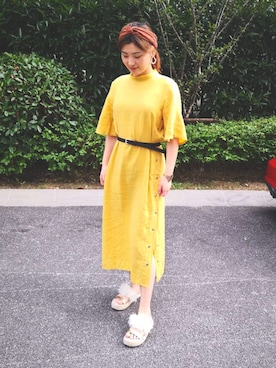「日系极简」｜「アイテム（アクセサリー）」を使った、kangyaさん（レディース・168cm）の夏コーディネート