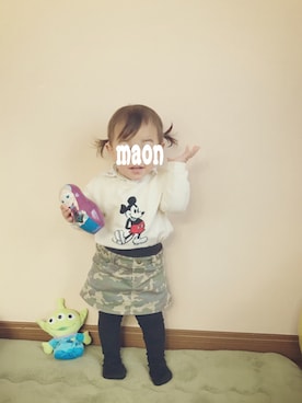 「アイテム（その他雑貨）」を使った、akip0n☆ma0nさん（キッズ・80cm）の春コーディネート
