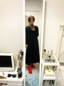 kn☽︎‪︎.*·̩͙‬mさんのコーディネート