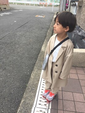 ka,さん（キッズ・100cm）の秋コーディネート