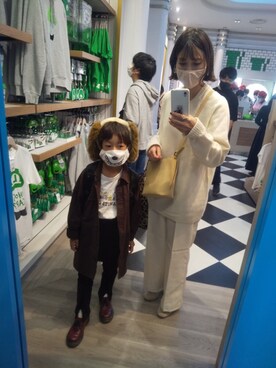 「YEVS（イーブス）のアイテム（バッグ）」を使った、ka,さん（レディース・159cm）の秋コーディネート