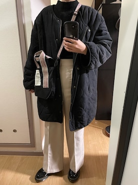 「シアタープロダクツ(THEATRE PRODUCTS)」｜「アイテム（ブーツ）」を使った、ka,さん（レディース・159cm）の冬コーディネート