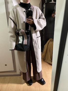「シアタープロダクツ(THEATRE PRODUCTS)」｜「アイテム（ブーツ）」を使った、ka,さん（レディース・159cm）の冬コーディネート