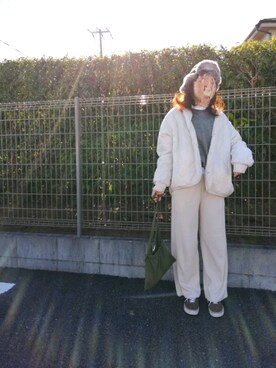 「TODAYFUL（トゥデイフル）のTODAYFUL(トゥディフル) ''Vintage Apron Sacoche'' ヴィンテージエプロンサコッシュ ／11821066（ショルダーバッグ）」を使った、annさん（レディース・157cm）の冬コーディネート