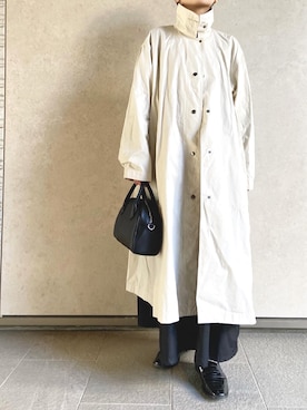 「coca（coca）（コカ）のアイテム（シャツワンピース）」を使った、annさん（レディース・157cm）の春コーディネート