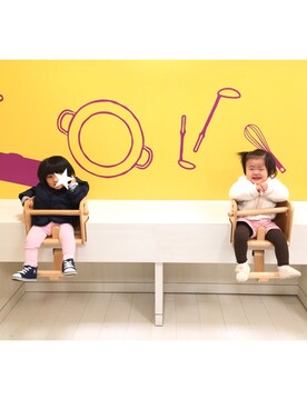 rinka♡さんの（gelato pique Baby＆Kids | ジェラートピケ　ベイビーアンドキッズ）を使ったコーディネート