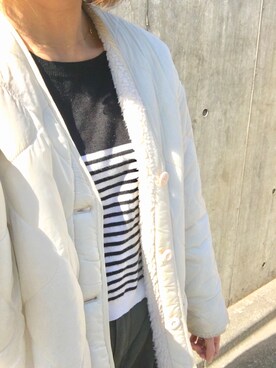 「niko and...（ニコアンド）のアイテム（ジャケット/アウター）」を使った、rinka♡さん（キッズ・90cm）の春コーディネート